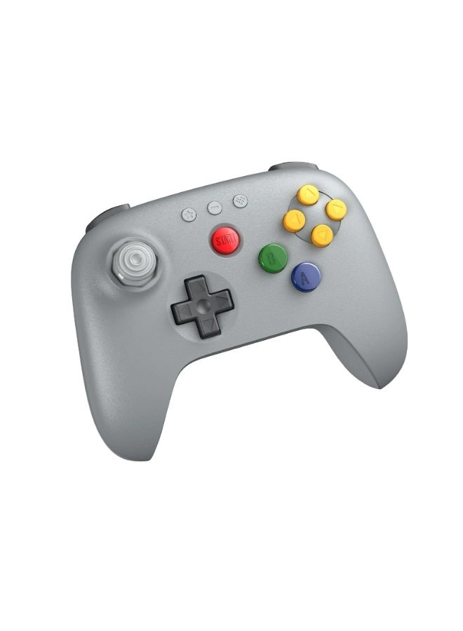 8Bitdo 64 Bluetooth Controller - grey Analogue 3D Switch Switch 2 Windows Android