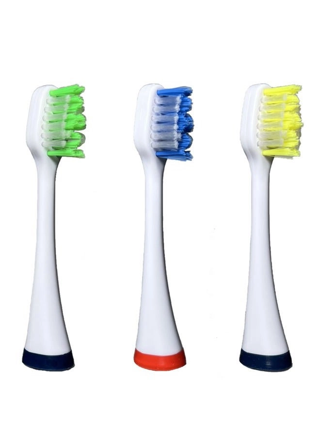 PAI4LEISI Replacement Brush Heads - Soft Bristles 3 Pack