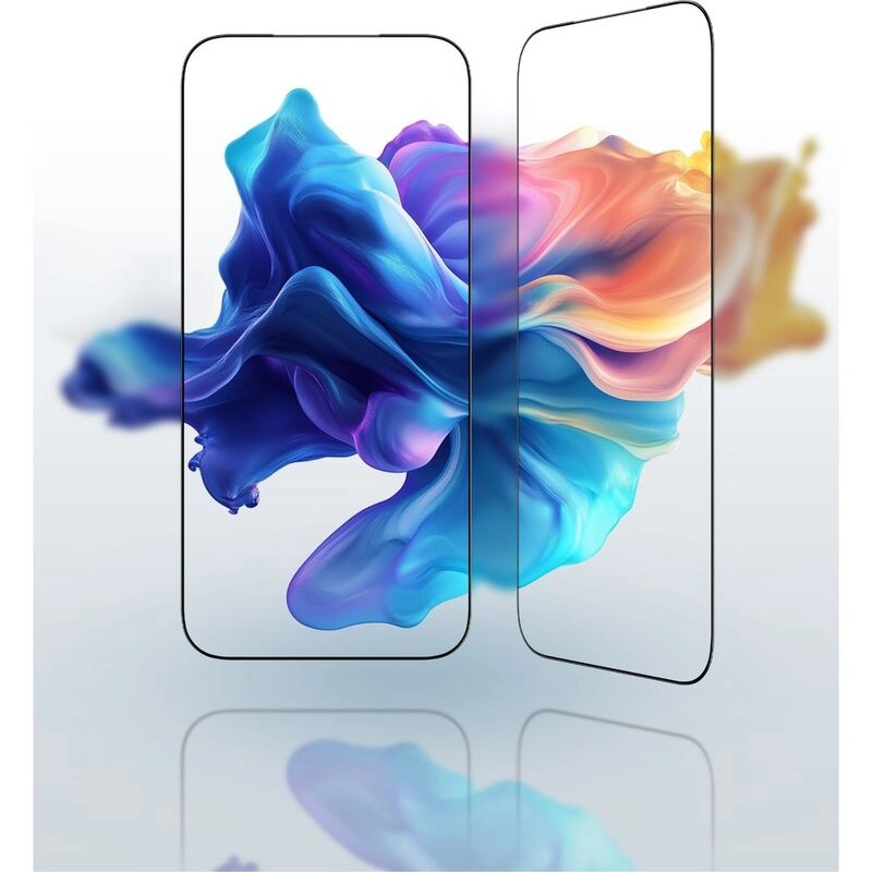 Full Coverage Clear Tempered Glass Screen Protector for iPhone 17