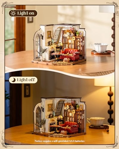 Miniature House Kit - Catherine's Living Room