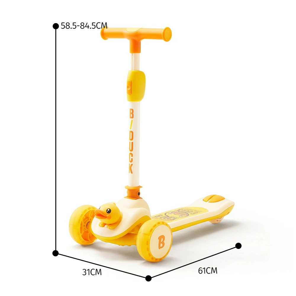 3-Wheel Kick Scooter – LED Foldable