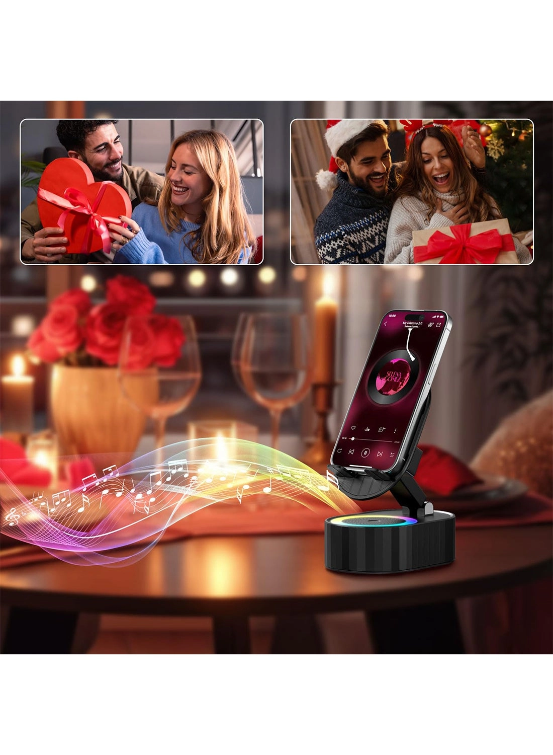 5-In-1 Bluetooth Speaker - 3000mAh Rotatable 300°