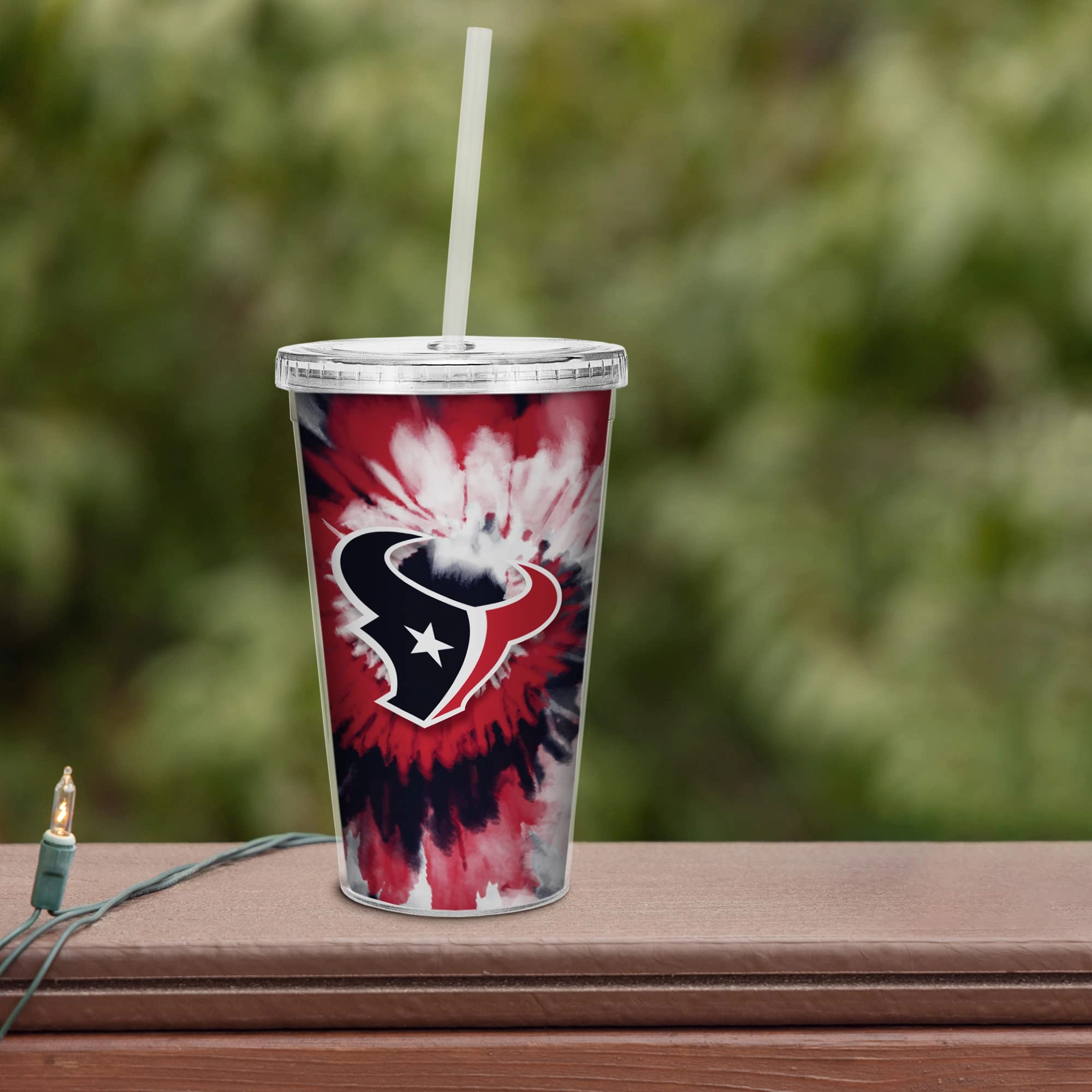 NFL Football Metallic Tie Dye Tumbler - 473ml