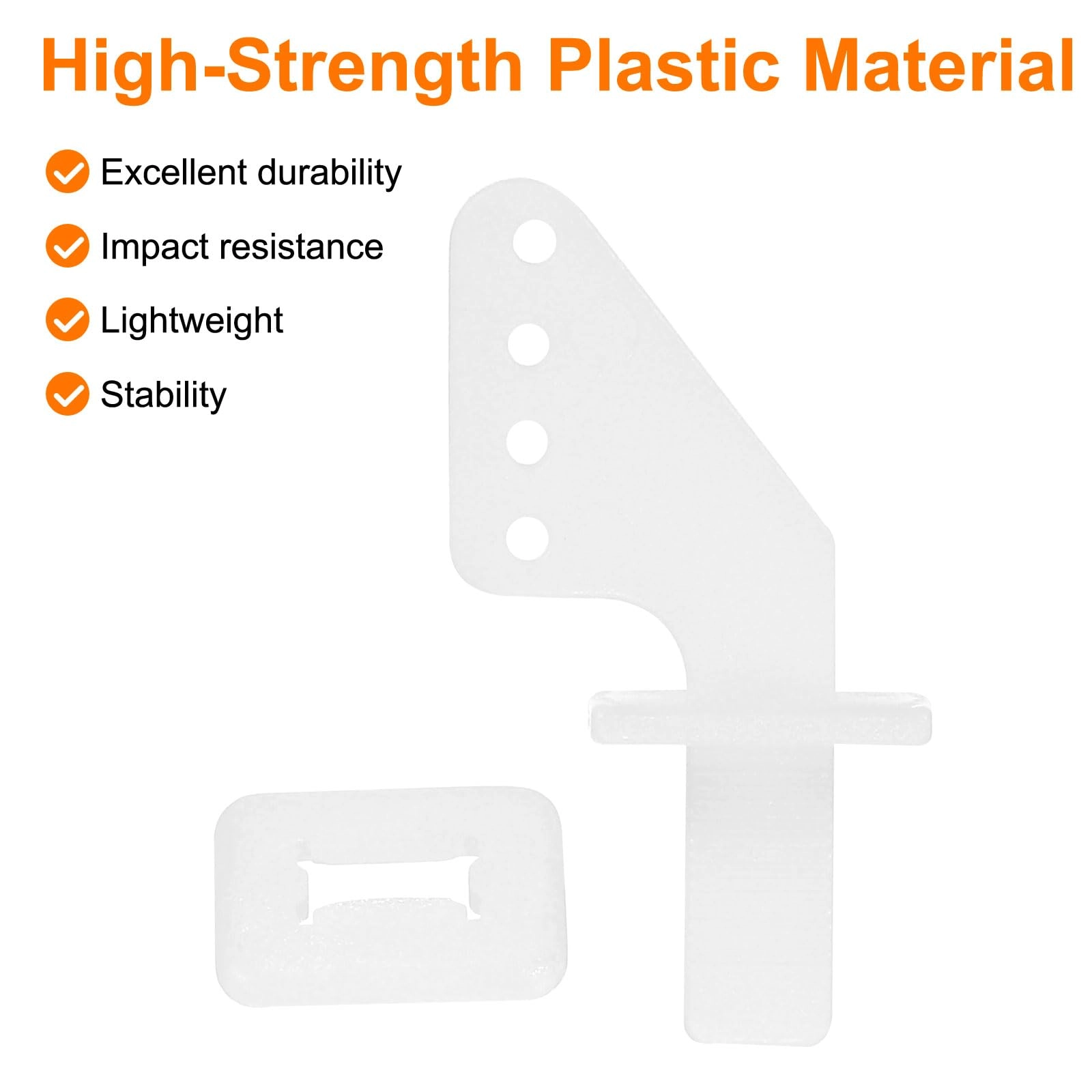 Control Horns - 12Pcs White