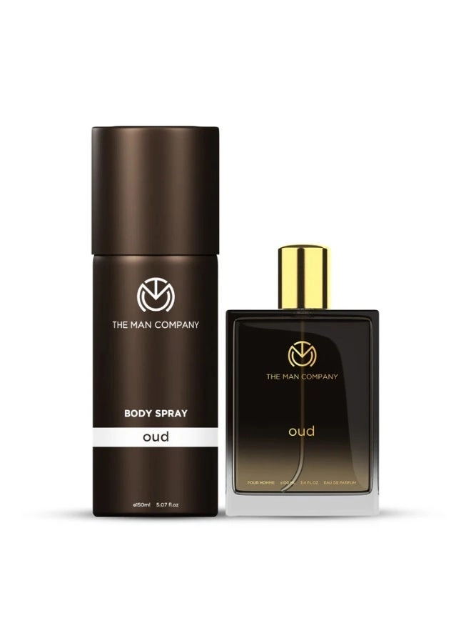 The Man Company Oud Edition Eau de Parfum + Oud Edition Body Spray