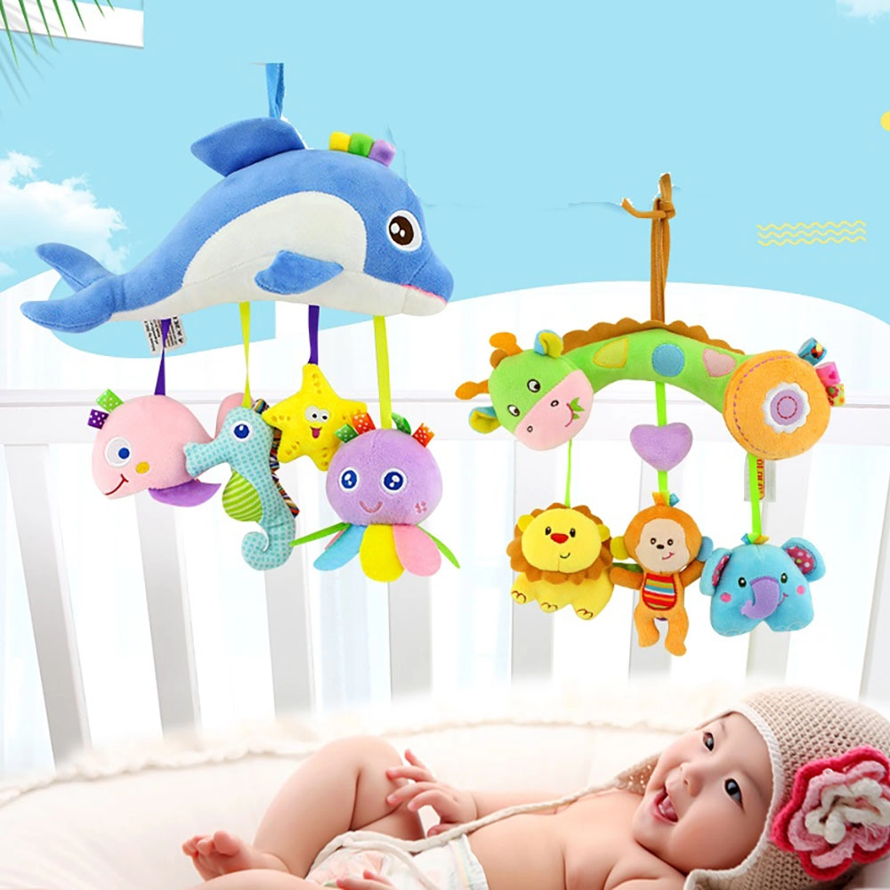 Hanging Rattle - 6 months Dolphin & Friends