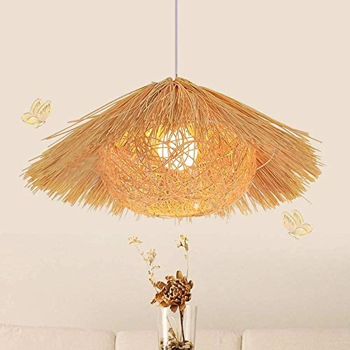 Rattan Chandelier