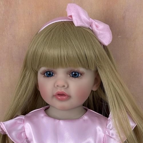 Reborn Baby Doll - 22inch 55cm Vinyl Blonde Ages 3+