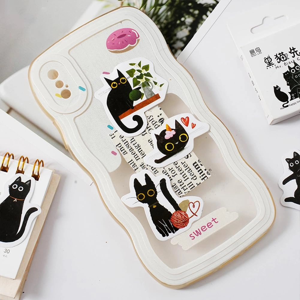 Cute Cat Sticker Book 46 pcs