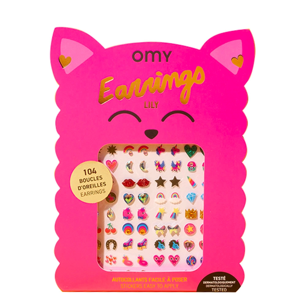 Lily Sticker Book Earrings 104 pcs