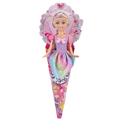 Sparkle Girlz Princess Cone Dolls - Super Sparkly Long Soft Hair