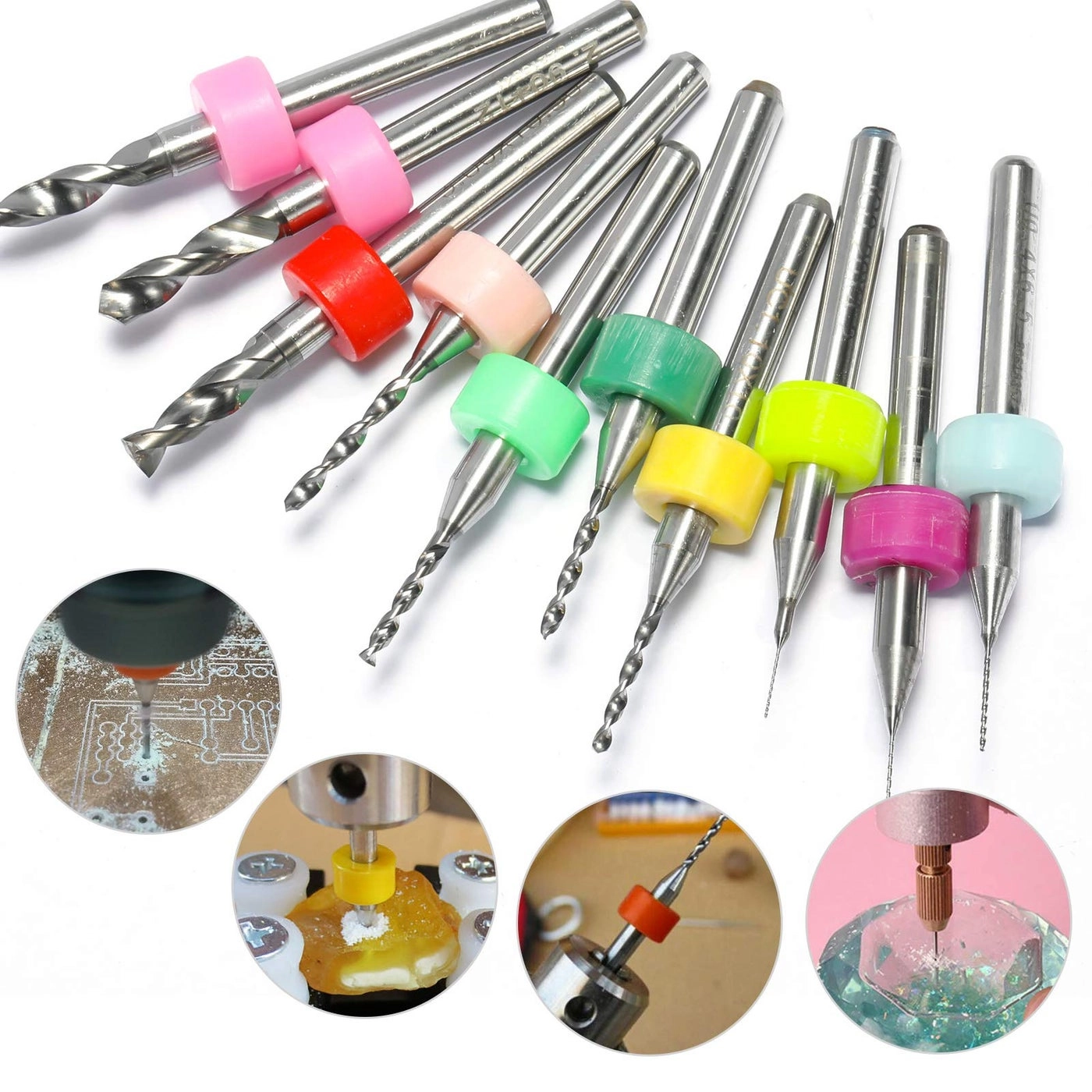 PCB Drill Bits Set - 0.1mm-3.0mm 1/8" 30pcs