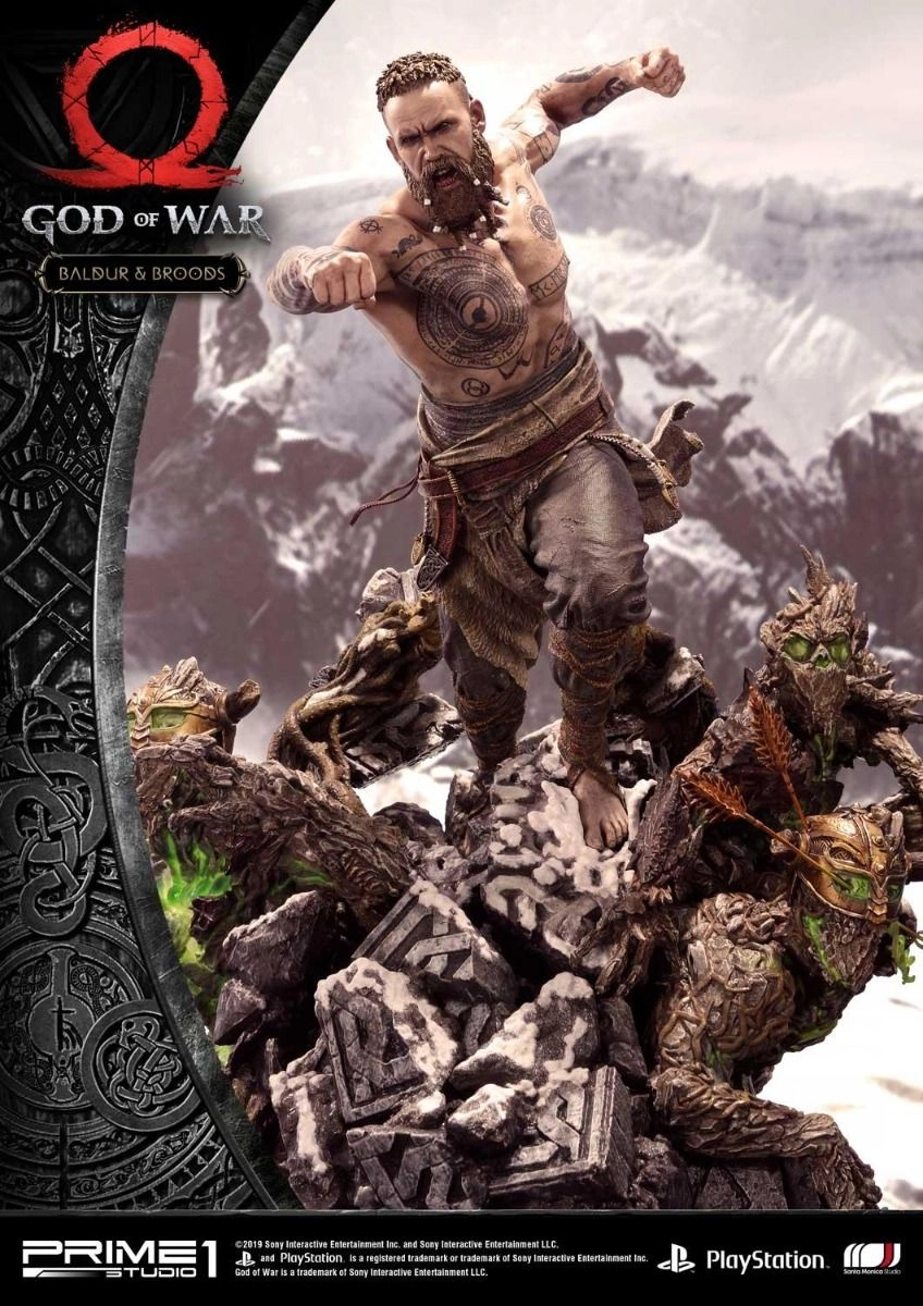 Baldur & Broods Statue - God Of War (62.2 cm)