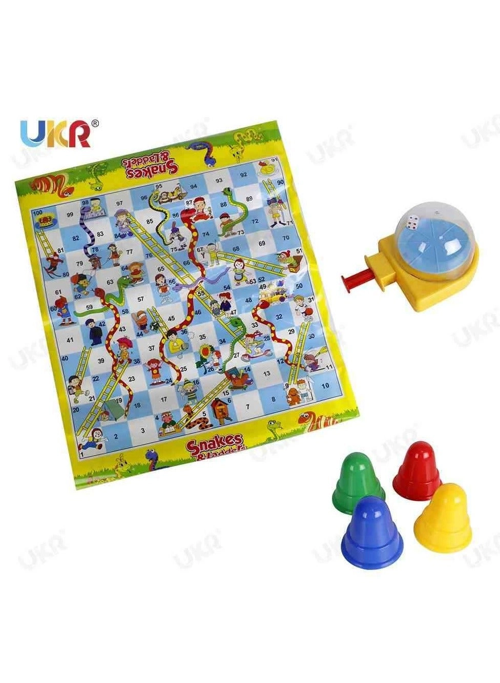 Snakes&Ladders - 2-4 Players Plastic
