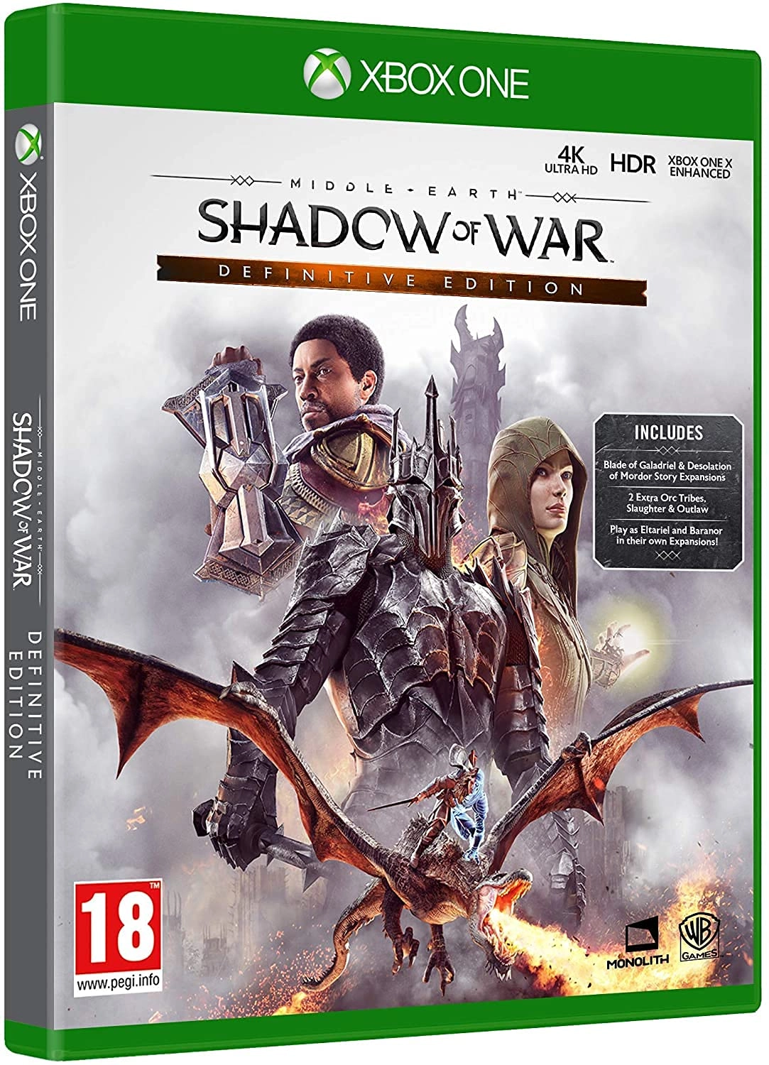 Warner Brothers Games Interactive Middle Earth: Shadow of War Definitive Edition - Xbox One