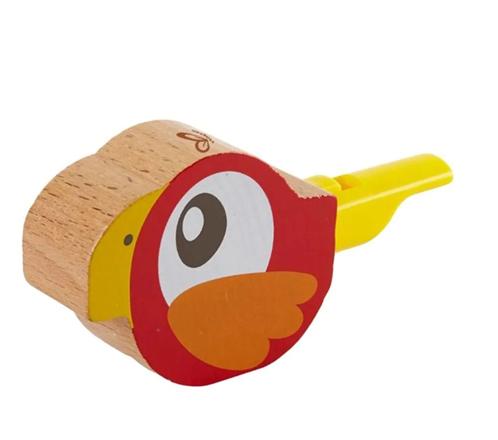 Hape Red Bird Call Whistle - 18 Months