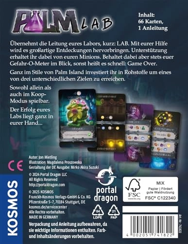 Palm Lab Das Labor - Card Game (German)