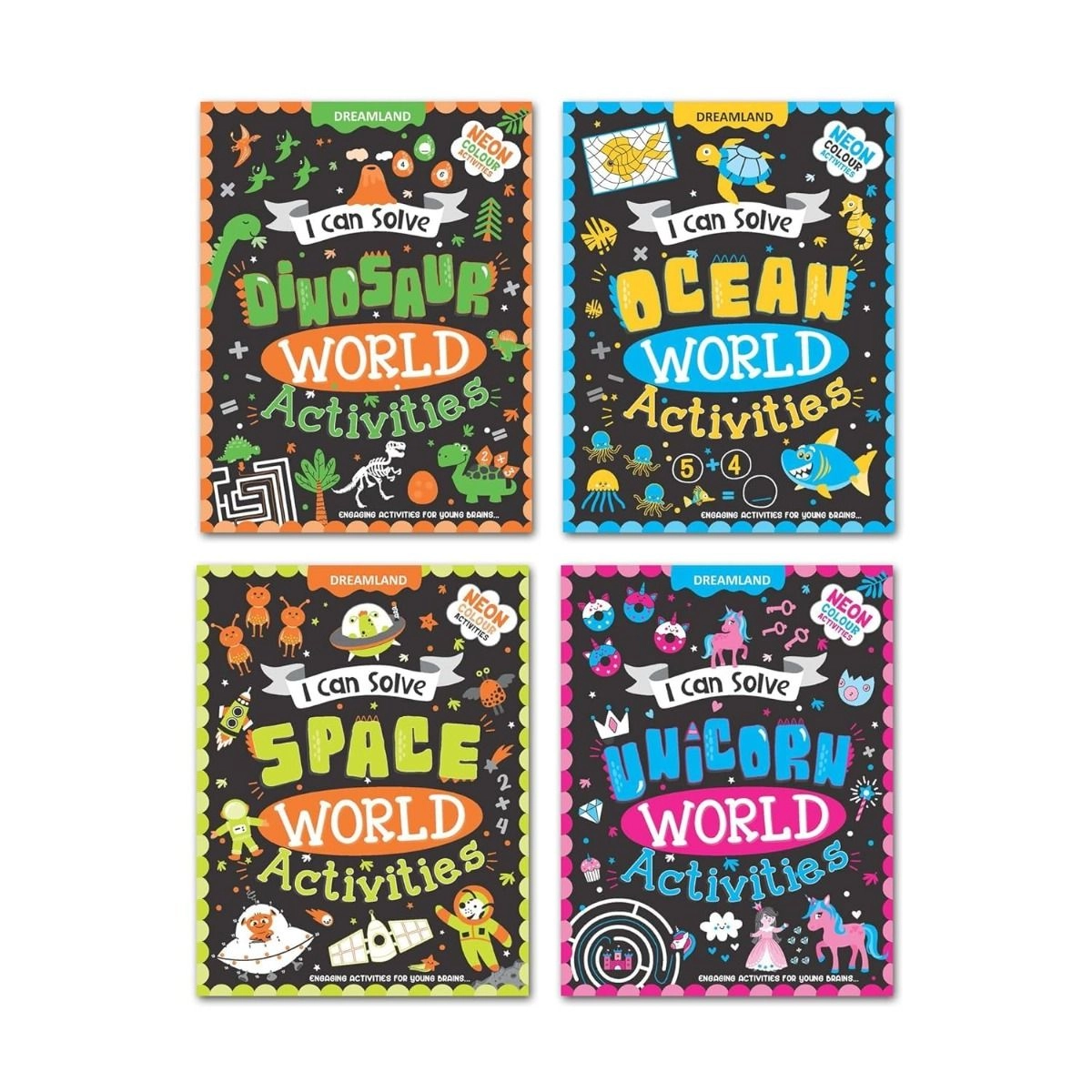 Maths Activity Books Pack - Ages 4-6