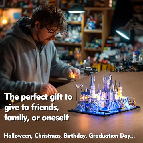 LED Lighting - Compatible with Lego Hogwarts Castle and Grounds 76419 Light Kit New RC Version