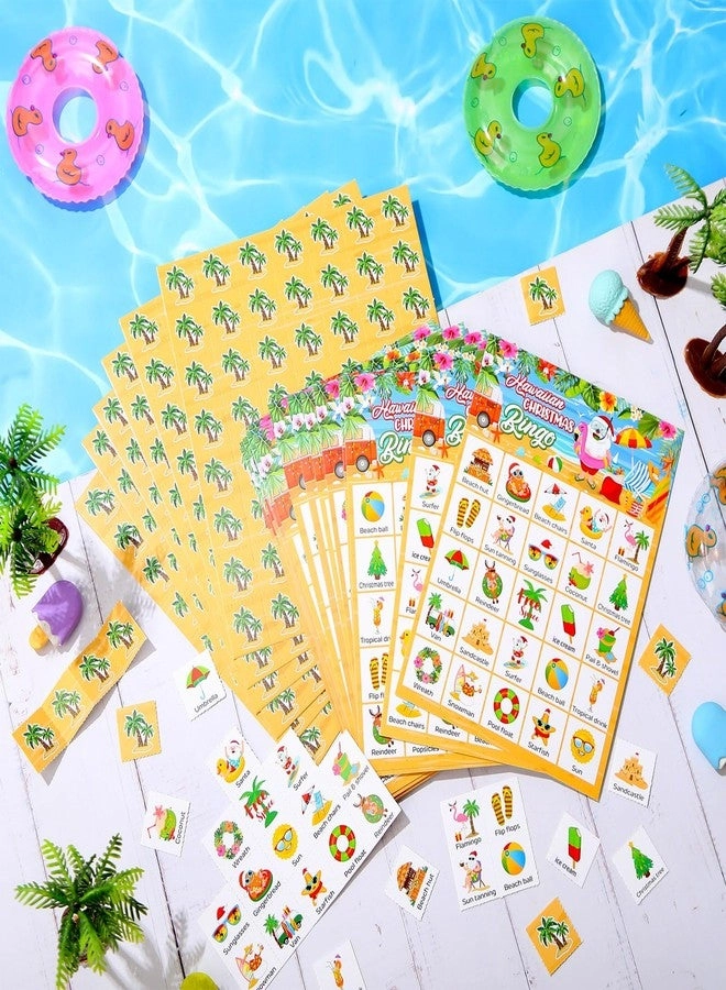 Hawaiian Christmas Bingo - 35 Pcs