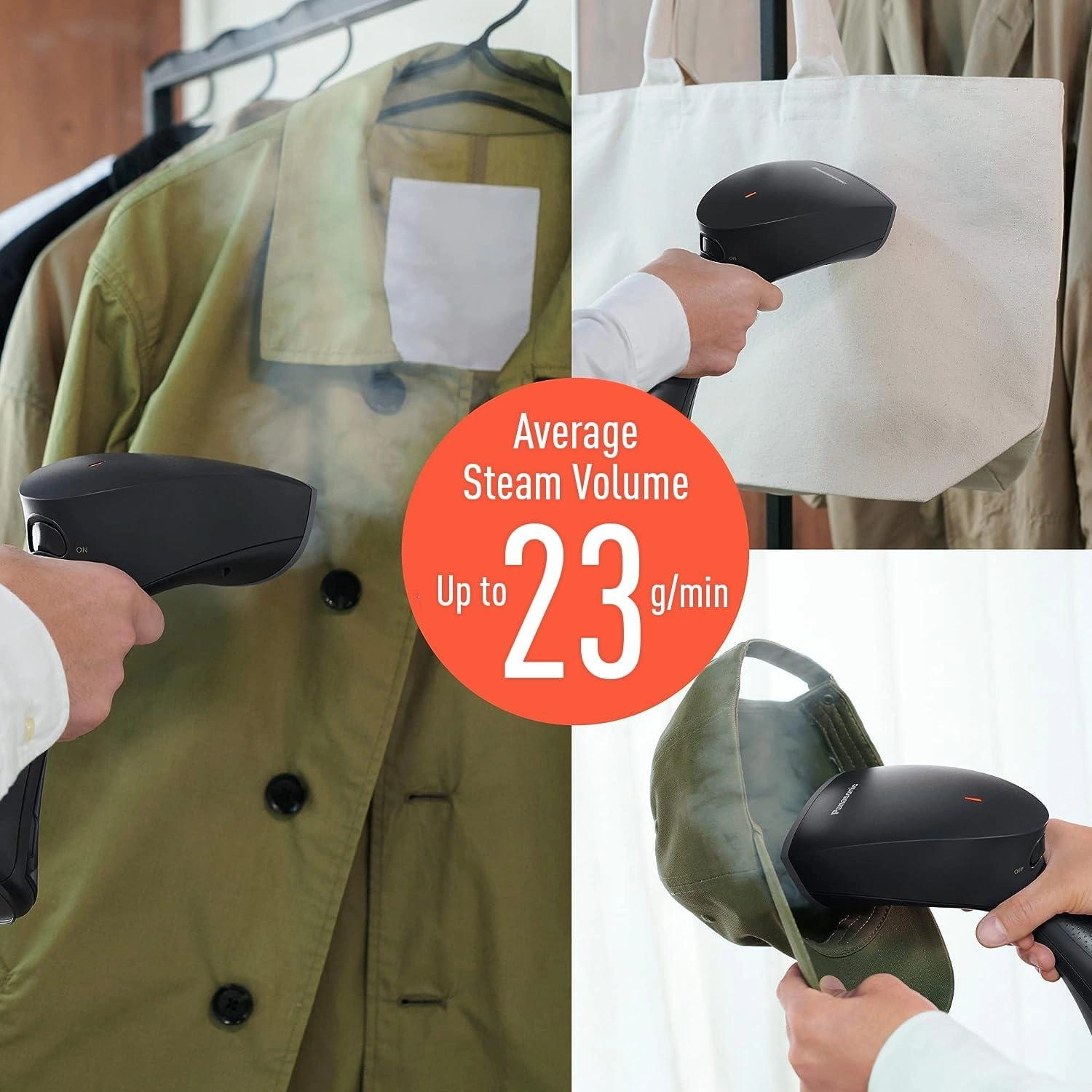 Hand Held Garment Steamer - NI-GS400HTH 160 ml Black