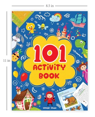 101 Activity Book - Fun Activity Book For Children 96 pages