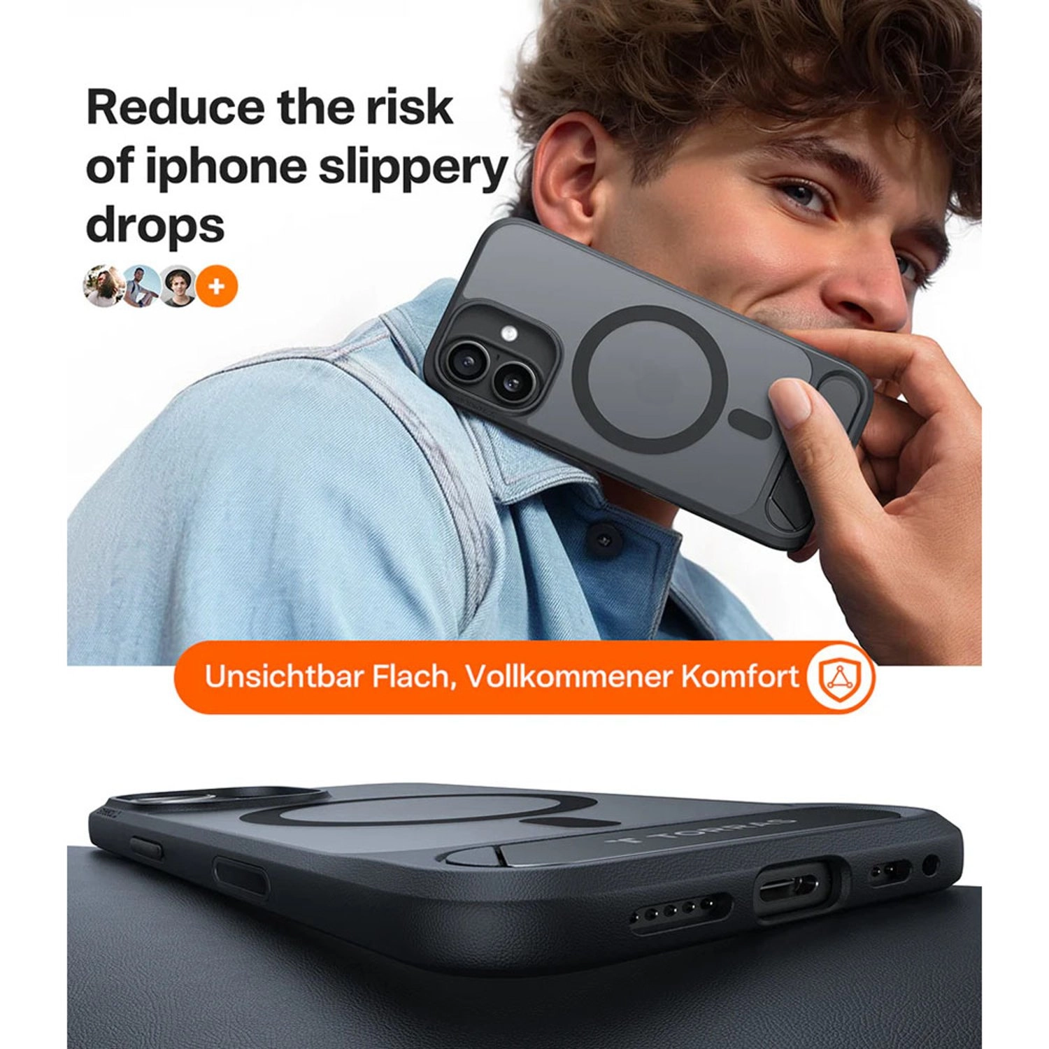 Pstand Series Case with MagSafe for iPhone 17