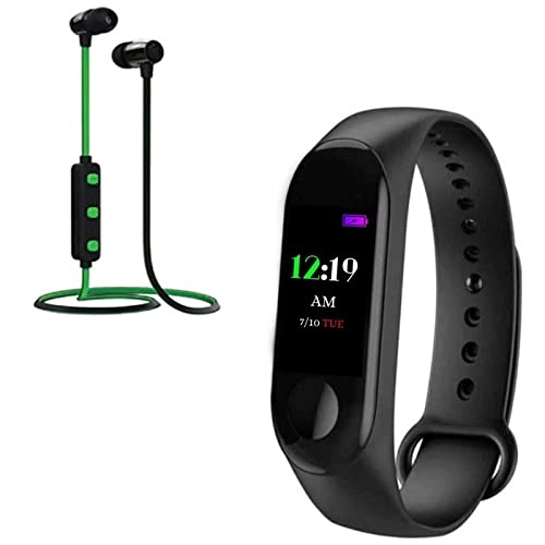 Exxelo Fitness Tracker Band + Magnet Headset
