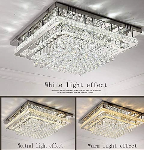 K9 Crystal Chandelier - cold white warm white neutral white Dimmable