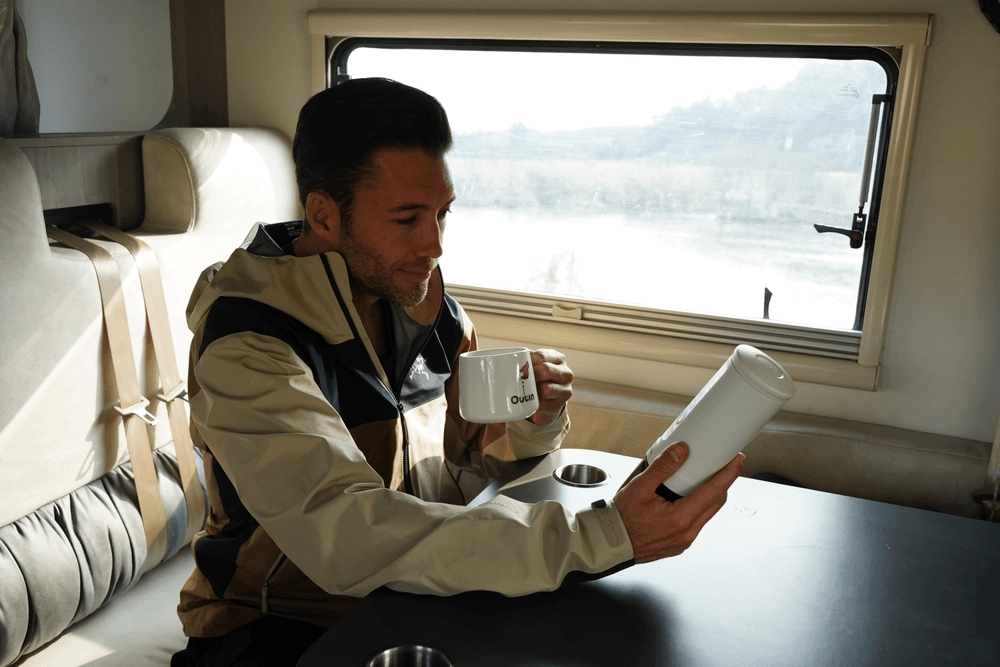 Nano Portable Espresso Machine - ground coffee and coffee capsules