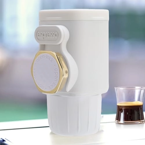 Portable Handheld Coffee Maker - 100ml coffee capsules and grounds