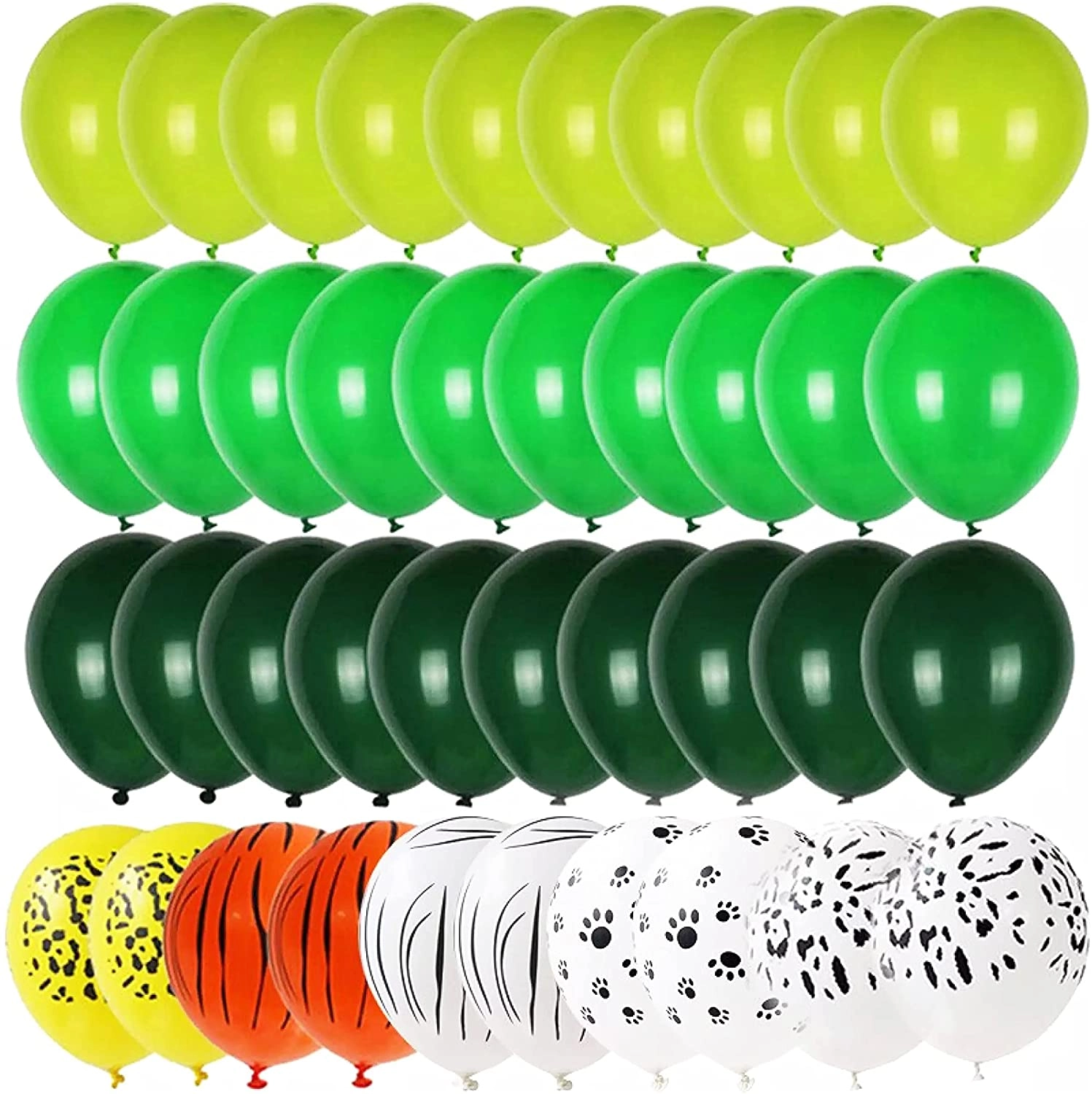 Safari Theme Party Balloons - 40pcs All