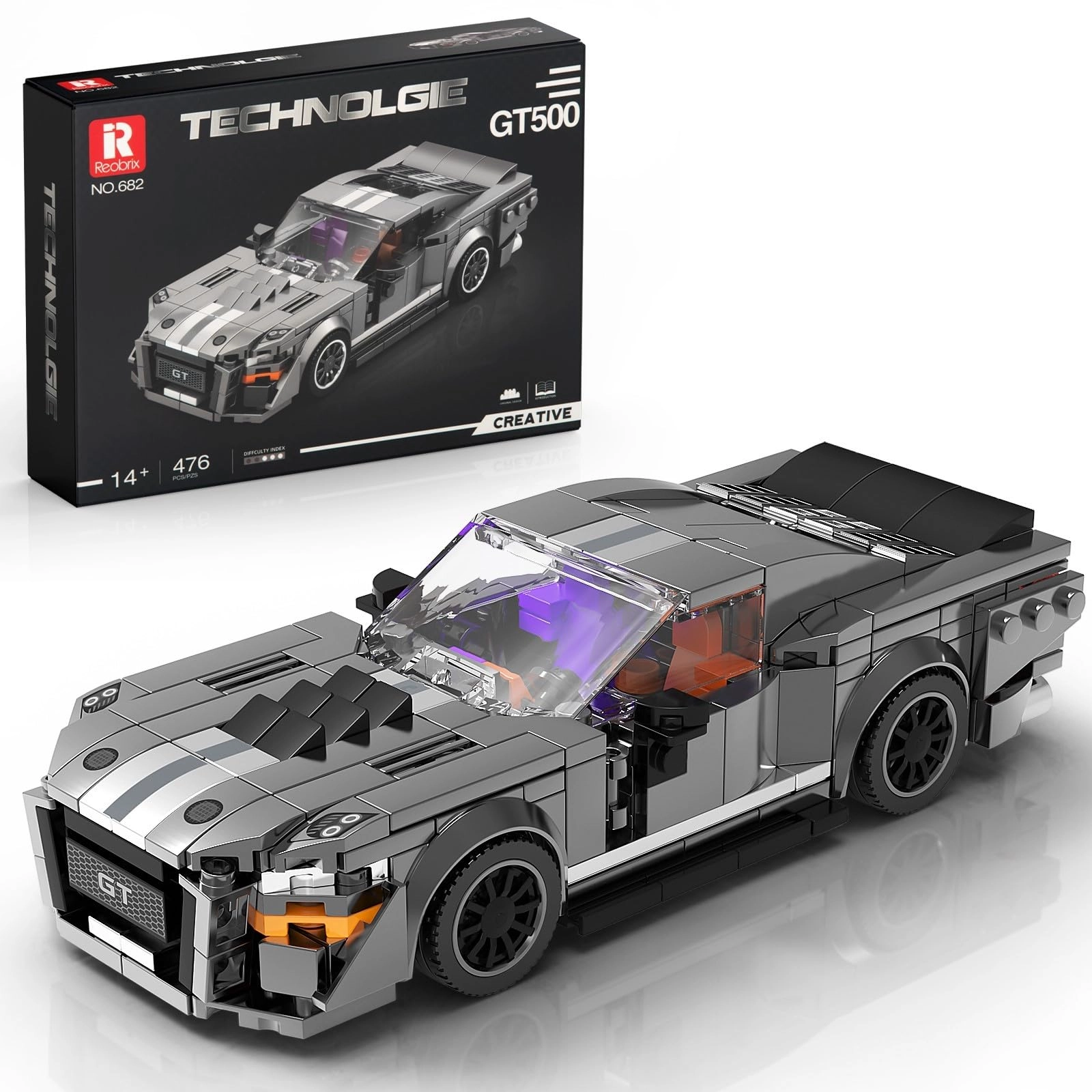 IBLOTIME Speed Champions - 1:24 Scale Classic Sports Car