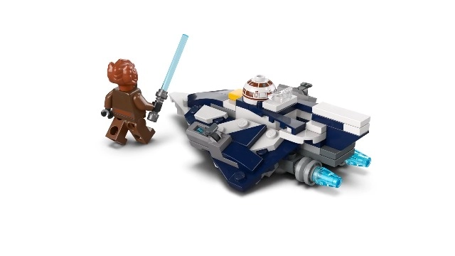 Star Wars Plo Koon's Jedi Starfighter Microfighter (75400) - Plo Koon minifigure 2 stud shooters