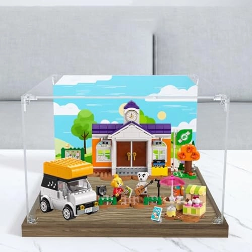Acrylic Display Box - for LEGO KK Concert on The Square 77052 3mm Wooden Base
