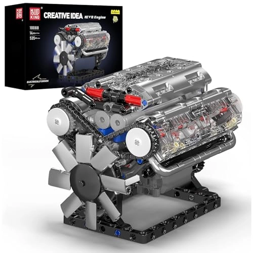 10088 Technik V8 Engine - 535 pcs