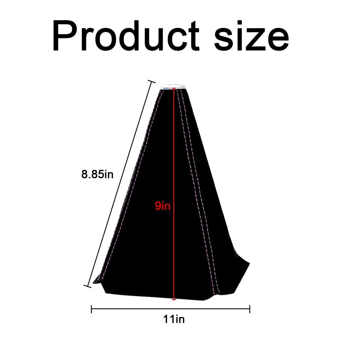Shift Boot Cover - Suede Black