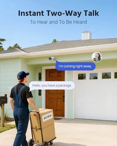 3K Two-Way Audio Security Camera System