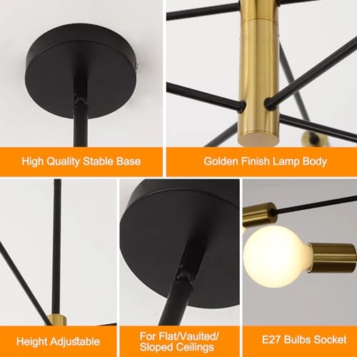 Sputnik Hanging Chandelier