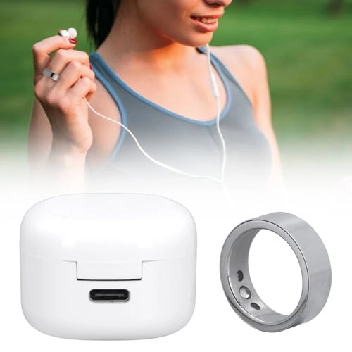 Smart Ring - Silver Heart Rate Blood Oxygen
