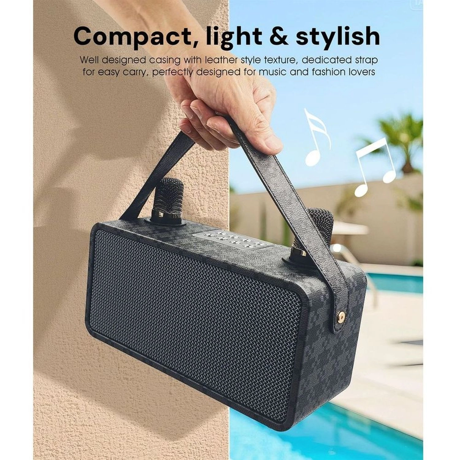 Pulz Mini Karaoke - 2 Microphones