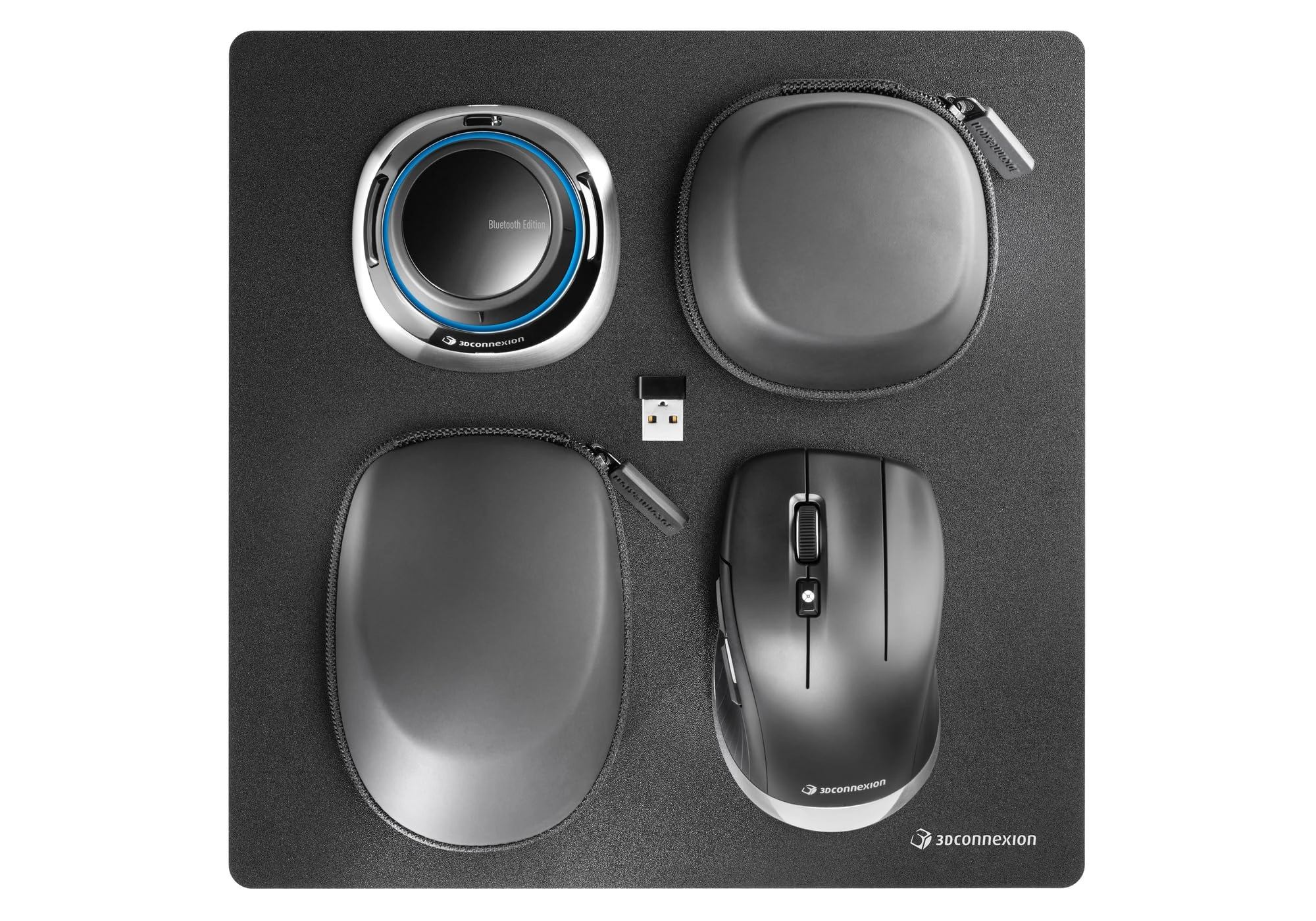 3Dconnexion SpaceMouse Wireless - Bluetooth + CadMouse Compact Wireless