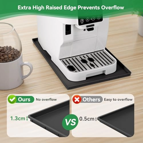 Silicone Mat for Coffee Machines - Non-Slip Waterproof 47 x 29 cm