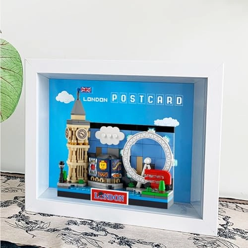 Hook Bracket for Model Display - Wall-Mountable White