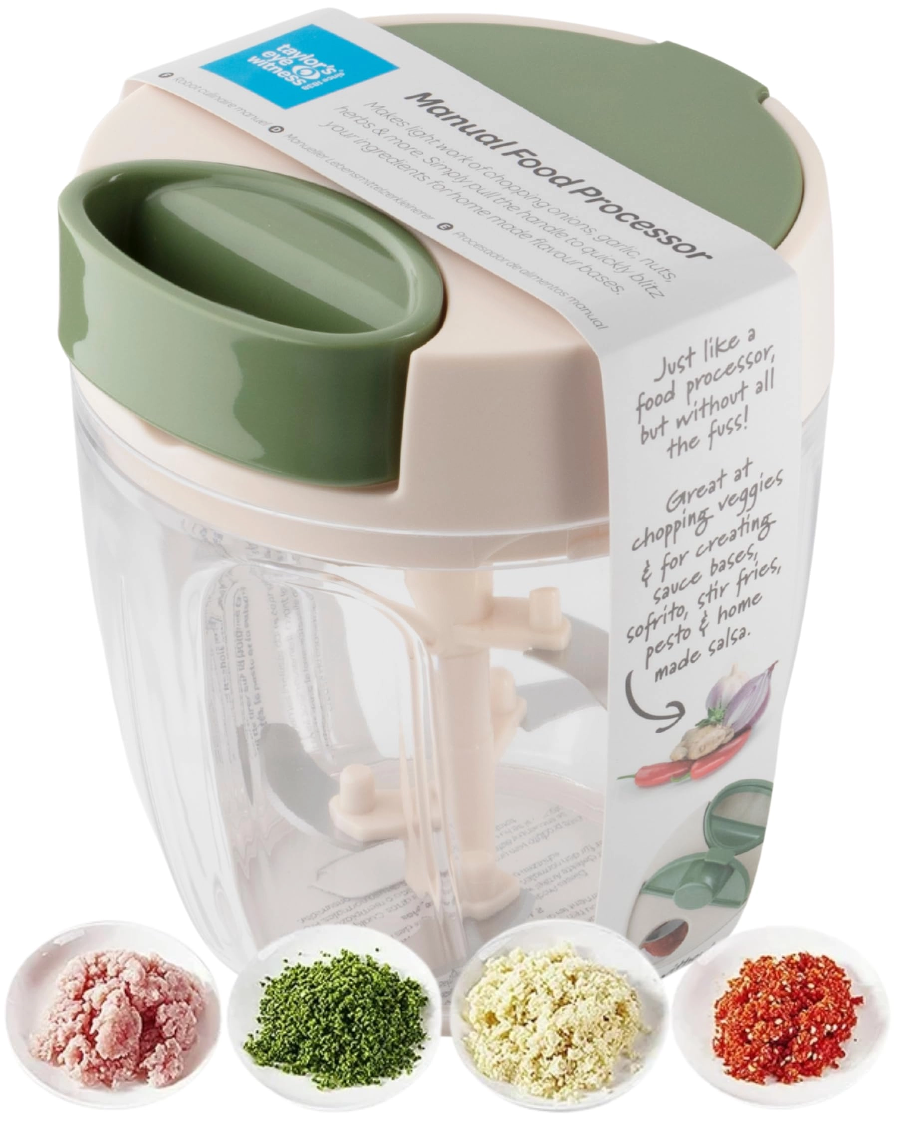 Taylors Eye Witness Manual Food Chopper - 900ml