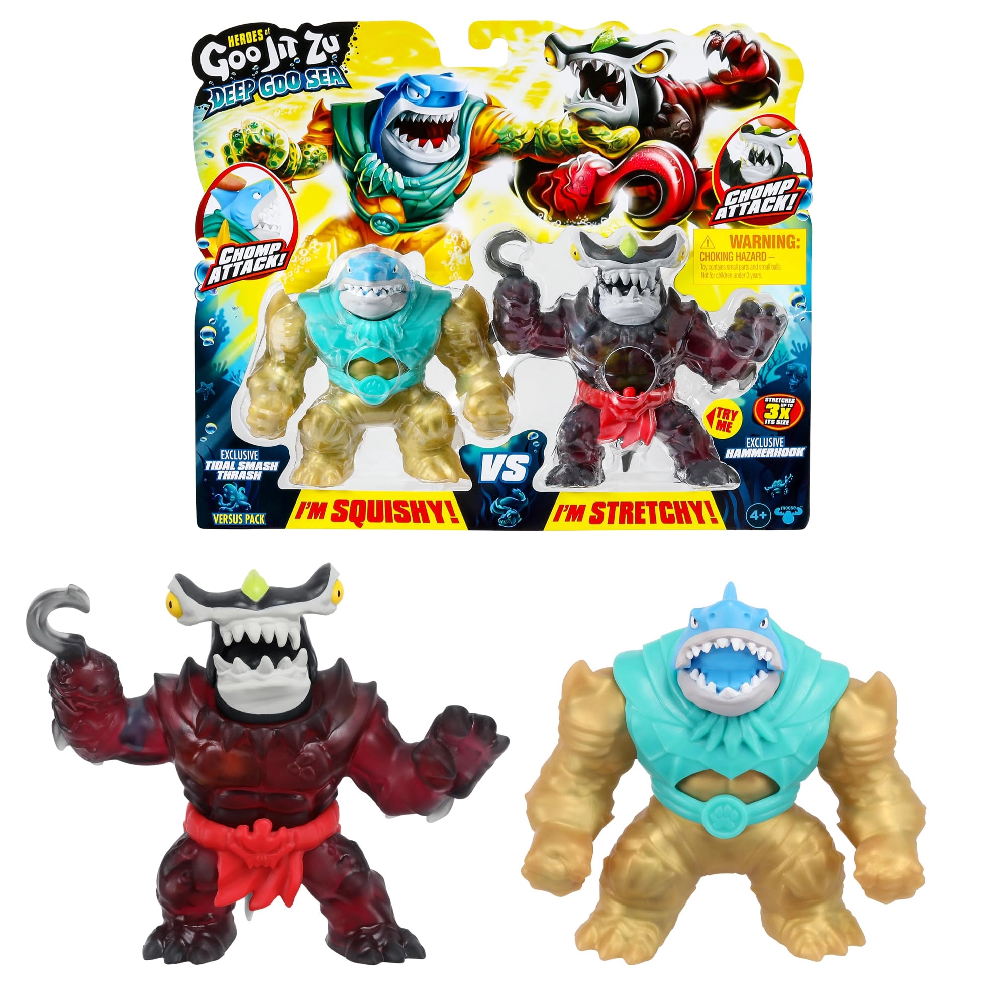 Heroes of Goo Jit Zu Tidal Smash Thrash + Hammerhook - Deep Goo Sea