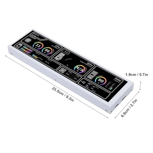 PC Temperature Display - Plyistyp5ggbtuovh-11 8.8 Inches 1920x480