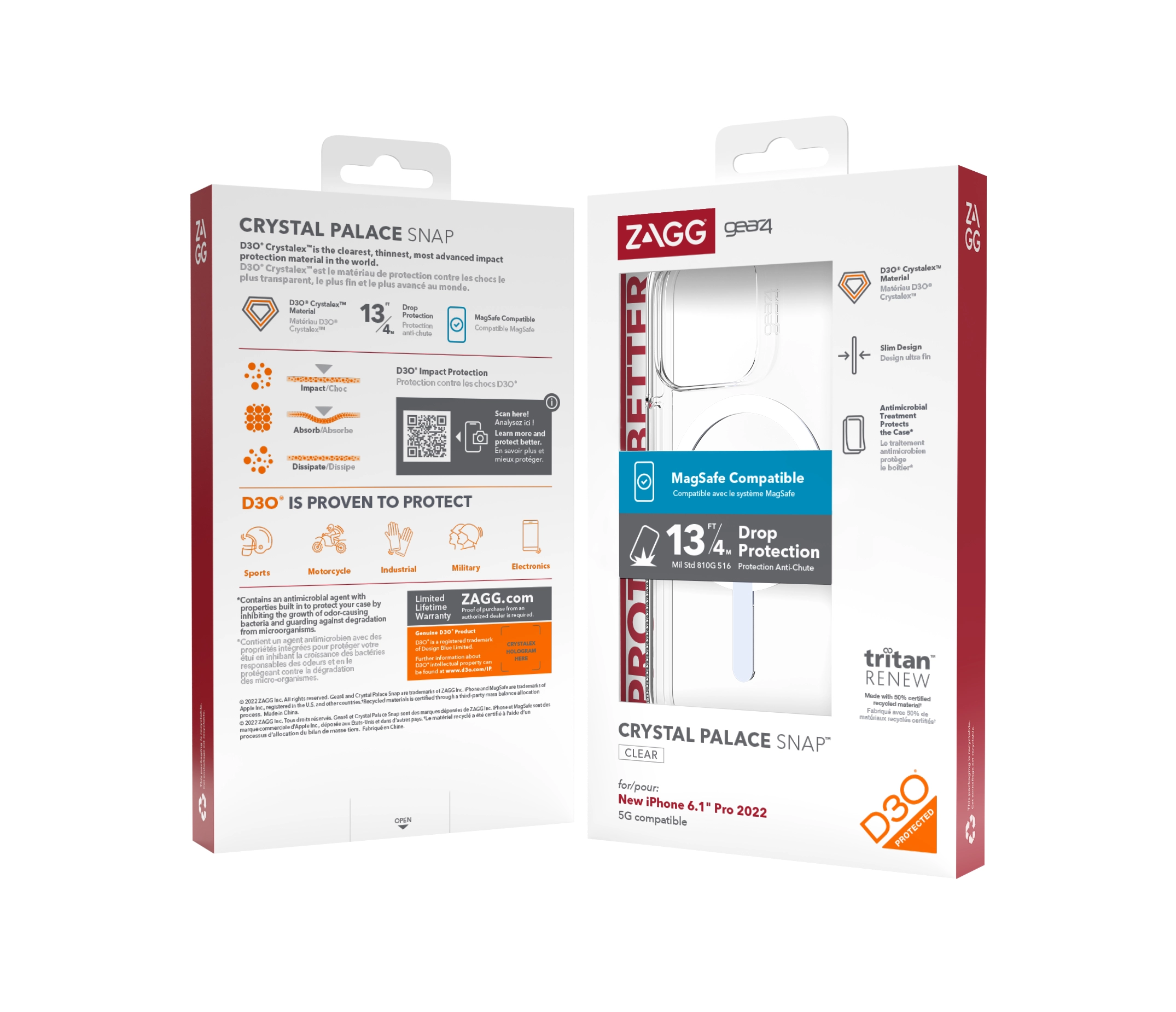 Crystal Palace Snap Clear Case for iPhone 14 Pro