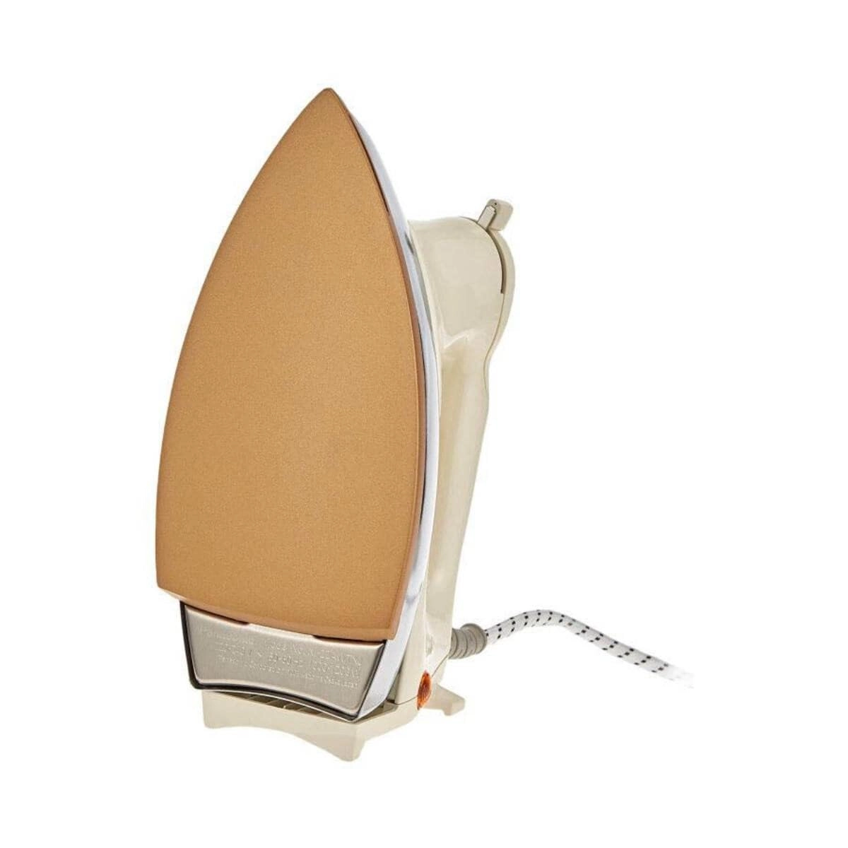 Dry Iron - Non-Stick Soleplate Adjustable Temperature Control Comfortable Grip