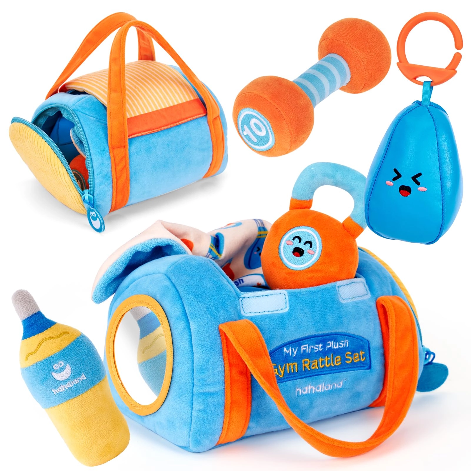 hahaland Rattle Gym Plush Set - 0-12 Months cloud-soft plush Gym 1.0 count